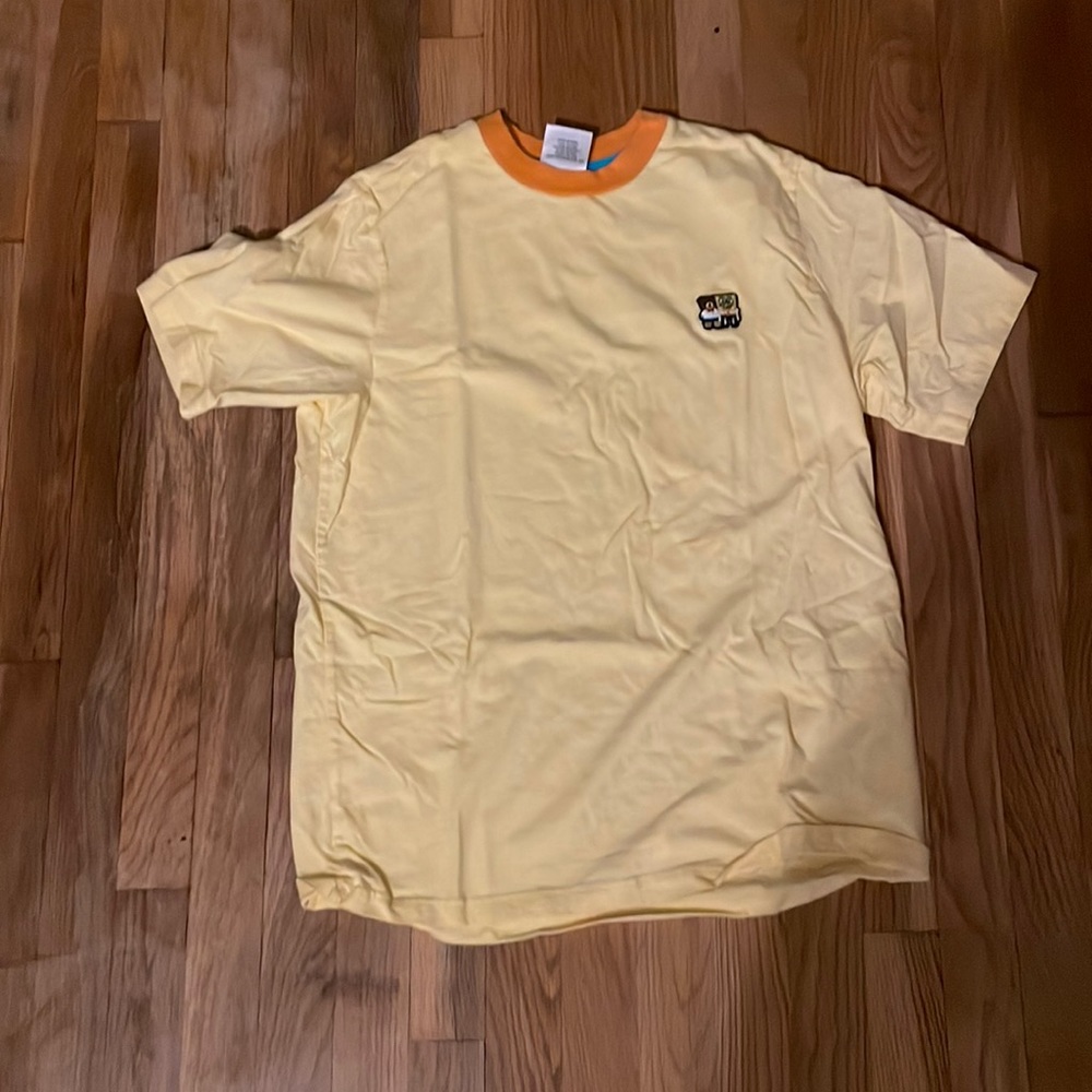 Small , yellow , Teddy fresh sponge bob collaboration t shirt